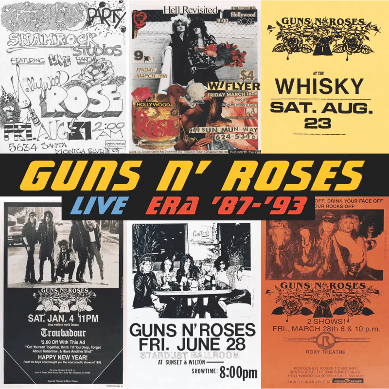 Guns N' Roses - Live Era '87-'93 w/ Autographed Photo 4 180 Gram - RECORDs