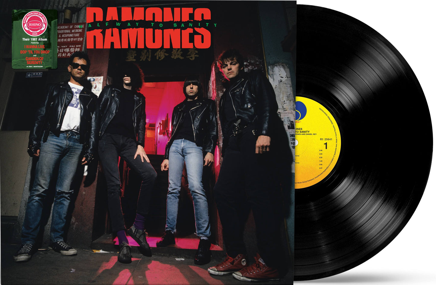 RAMONES - HALFWAY TO SANITY - RECORD