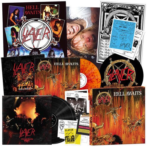SLAYER - HELL AWAITS Red & Orange - RECORD