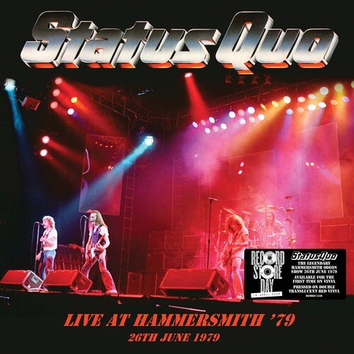 STATUS QUO - LIVE IN HAMMERSMITH 1979 - RED VINYL - RECORD