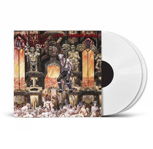 CANNIBAL CORPSE - LIVE CANNIBALISM - UK EXCLUSIVE WHITE VINYL - RECORD