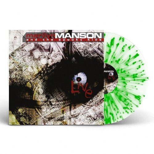 MARILYN MANSON - LIVE Clear w/ Green Splatter - RECORD