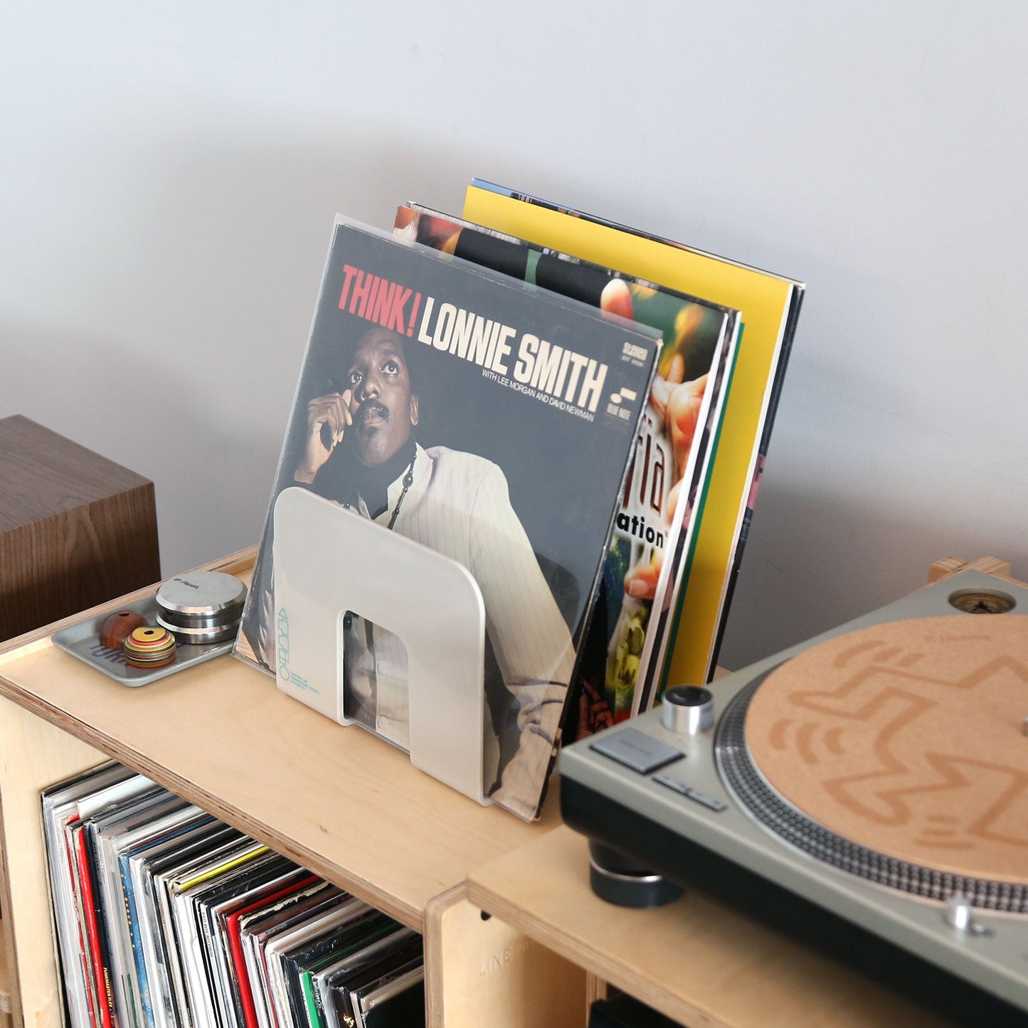 Turntable Lab: Mod3 Vinyl Record Rack Organizer - Grey
