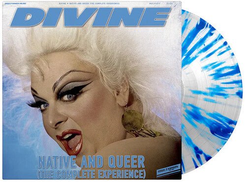 DIVINE - NATIVE & QUEER: THE COMPLETE EXPERIENCE Clear Blue Splatter - RECORD