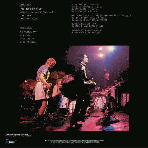 DAMNED - NOT THE CAPTAIN'S BIRTHDAY PARTY - RECORD