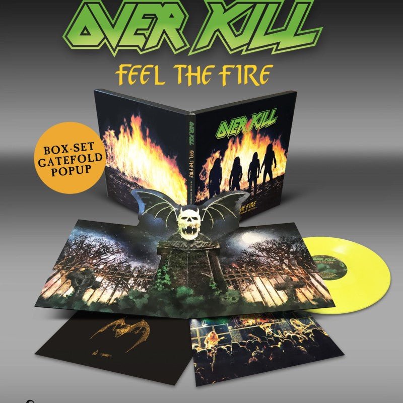OVERKILL - FEEL THE FIRE Yellow - RECORD