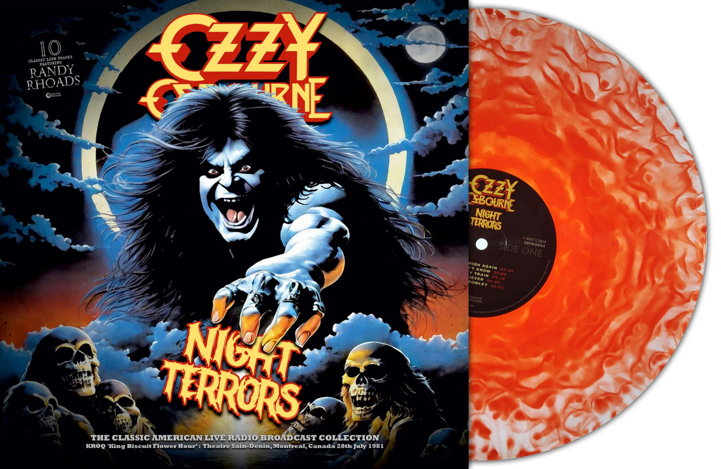 OZZY OSBOURNE - NIGHT TERRORS LIVE IN MONTREAL 1981 CLOUDY - RECORD