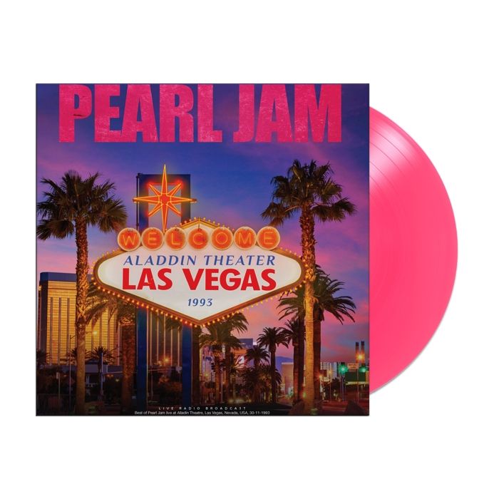 PEARL JAM - ALADDIN THEATER LAS VEGAS 1993 Pink - RECORD
