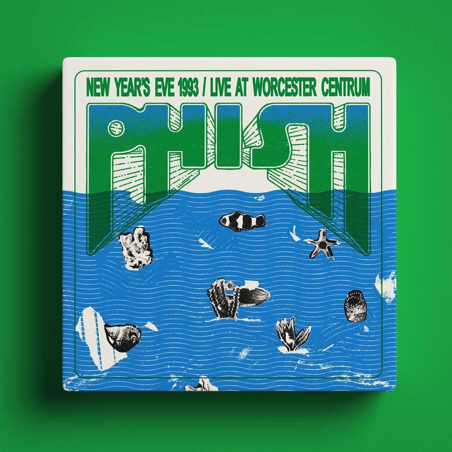 Phish - New Year's Eve 1993, Live at Worcester Centrum 180 Gram 5LP Box Set Seaweed & Water - RECORD