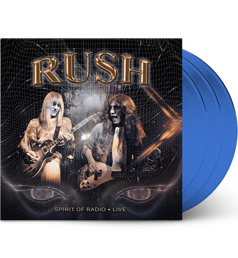 RUSH - SPIRIT OF RADIO LIVE BLUE - RECORD