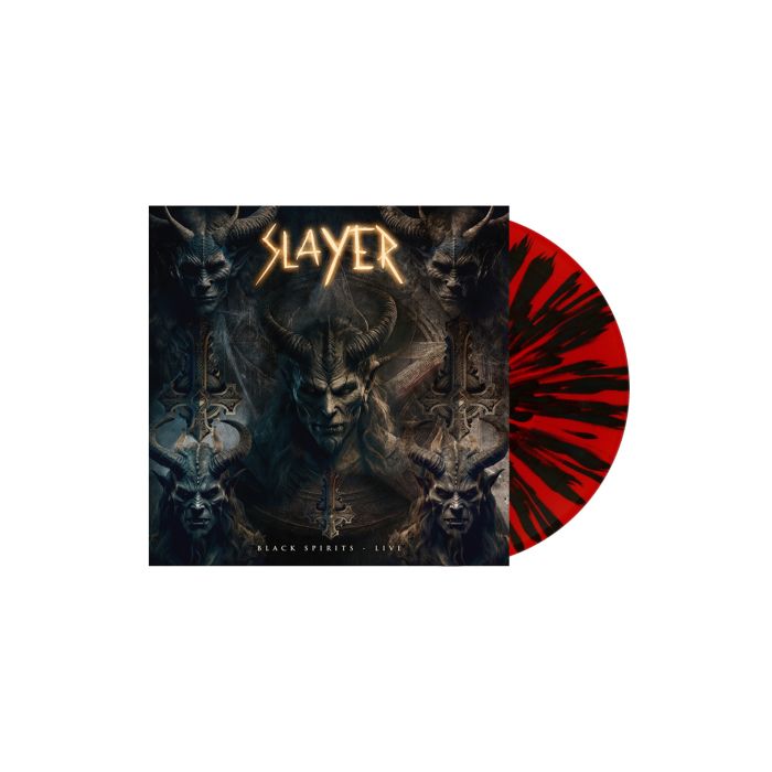 SLAYER - BLACK SPIRITS - LIVE RED W/ BLACK SPLATTER - RECORD