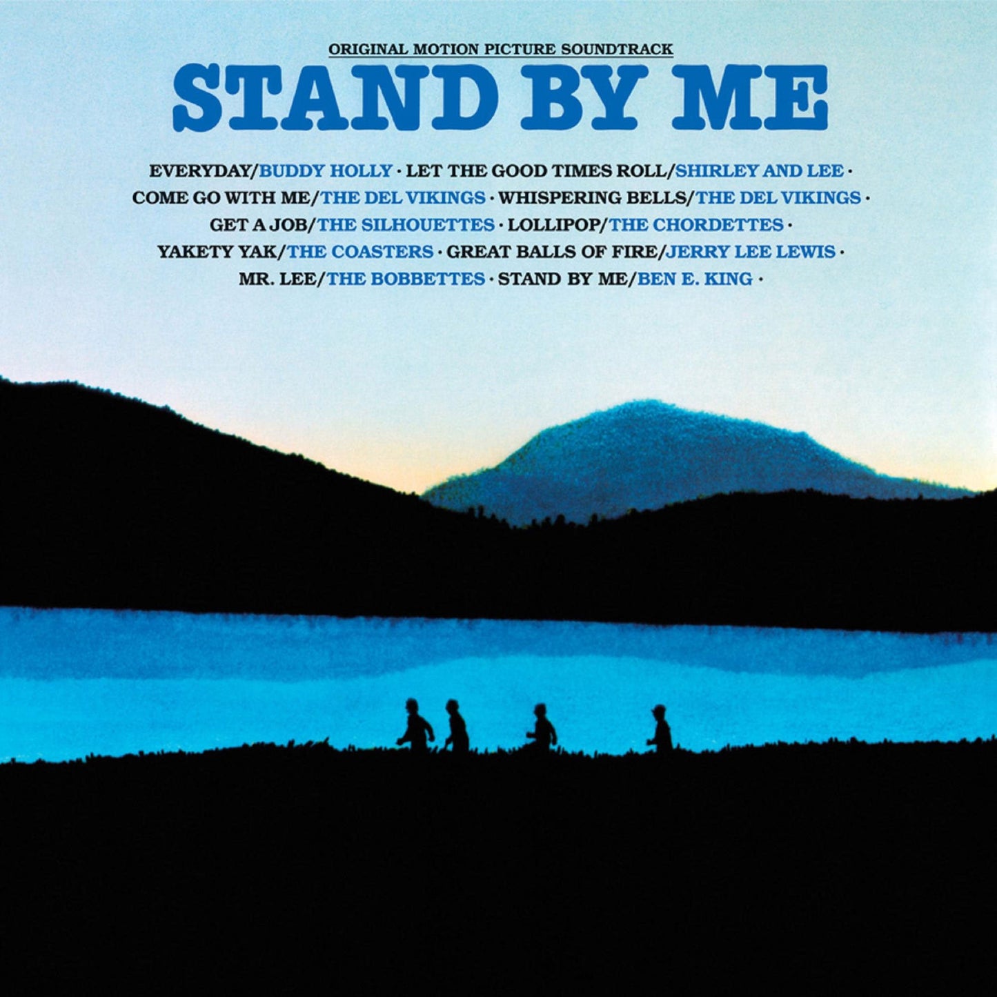 STAND BY ME - ORIGINAL MOTION PICTURE SOUNDTRACK Aqua Blue - RECORD