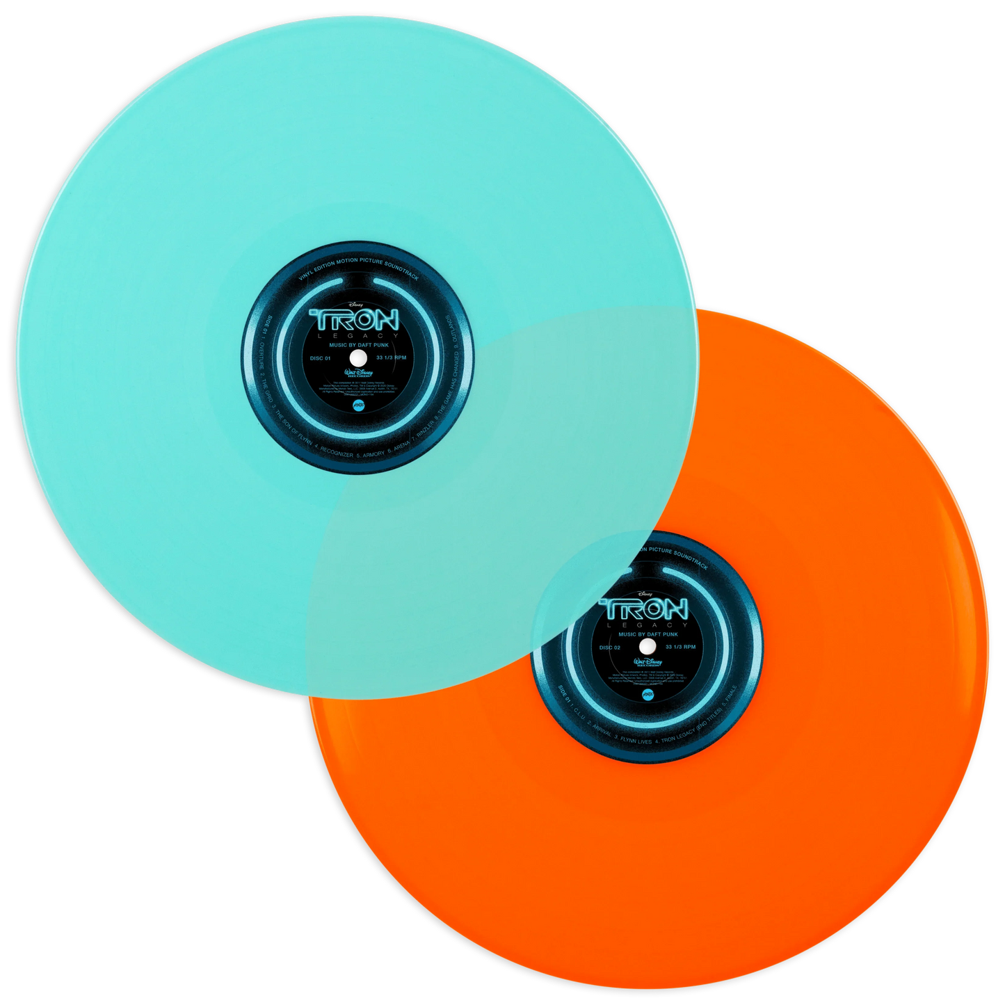 TRON: LEGACY MOTION PICTURE SOUNDTRACK Colored - RECORD