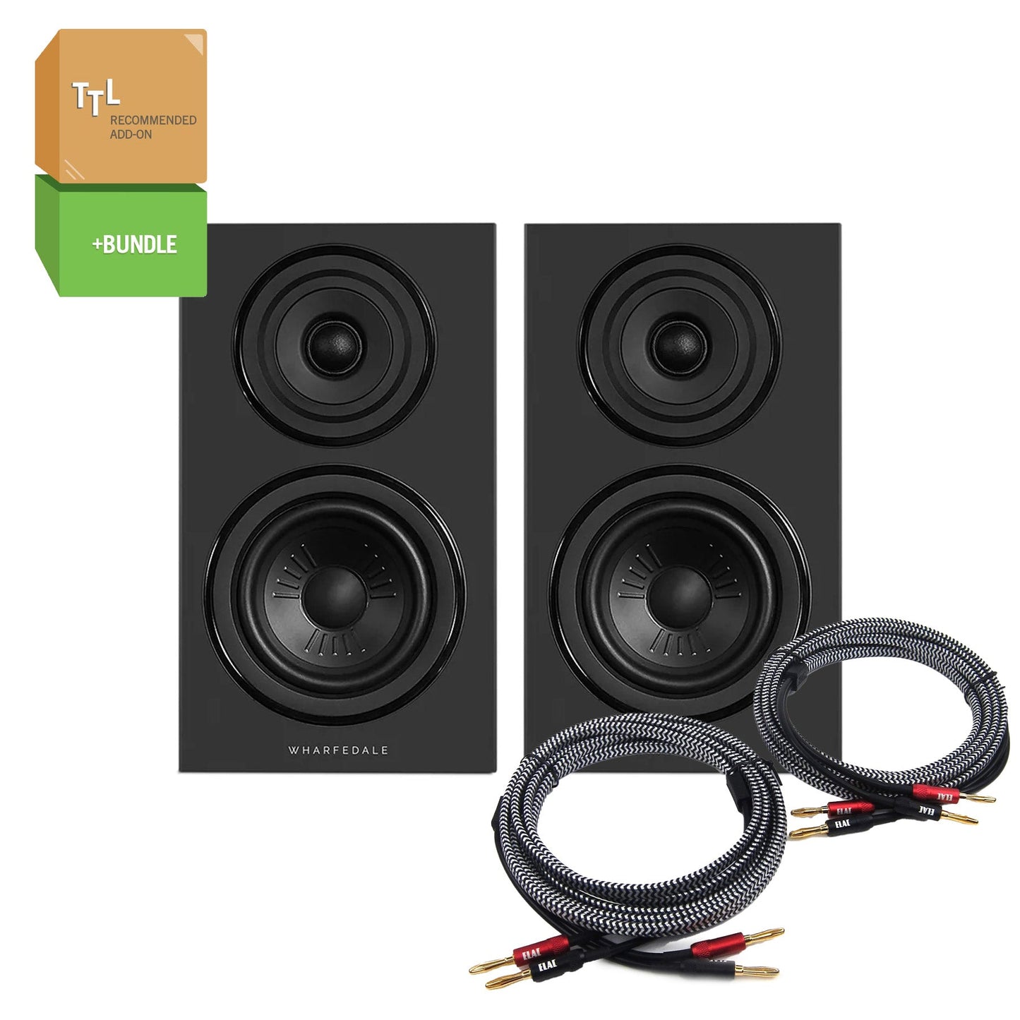 Wharfedale: Diamond 12.1i Passive Bookshelf Speakers (Pair) - Black
