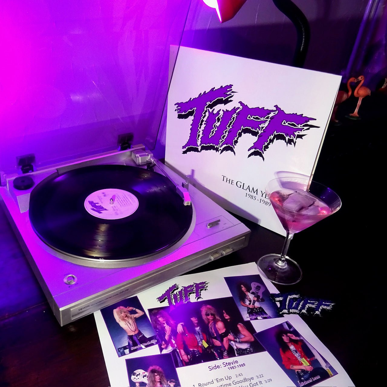 TUFF - THE GLAM YEARS 1985-1989 BLACK/PURPLE - RECORD