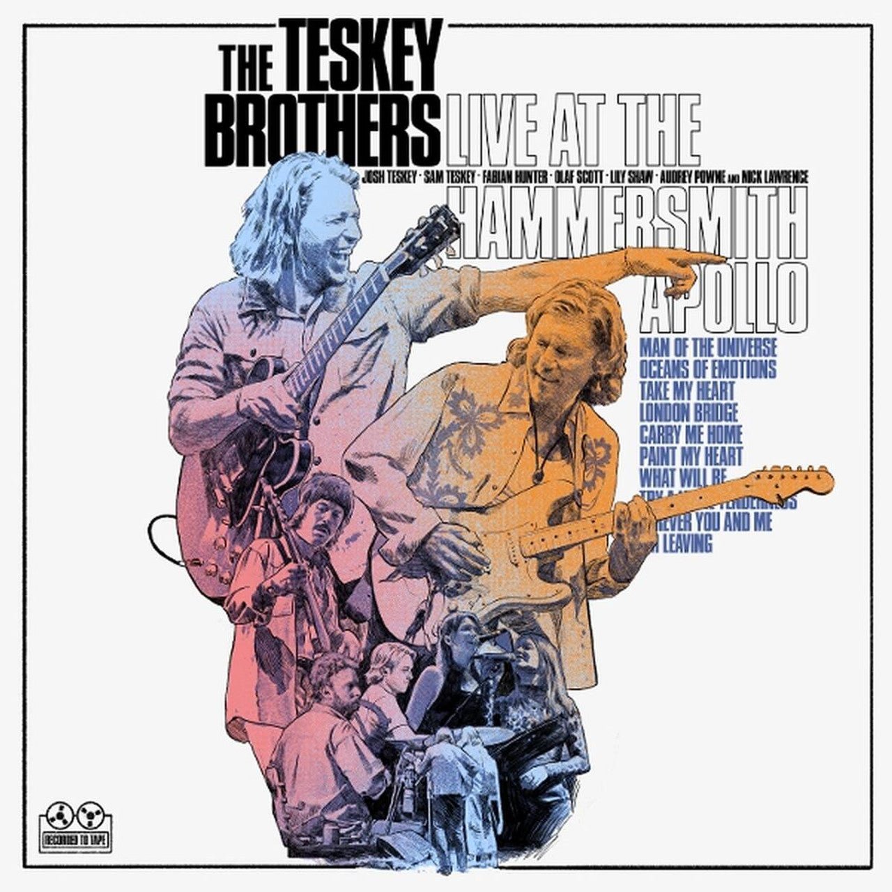 TESKEY BROTHERS - LIVE AT HAMMERSMITH APOLLO Pink - RECORD