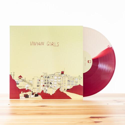 VIVIAN GIRLS - VIVIAN GIRLS - HALF CREAM/HALF MAROON - RECORD