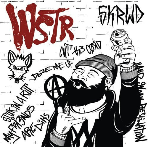 WSTR - SKRWD - RED & BONE SPLIT - RECORD