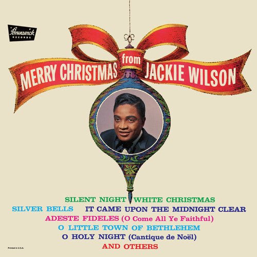 WILSON,JACKIE - MERRY CHRISTMAS FROM JACKIE WILSON - RED - RECORD