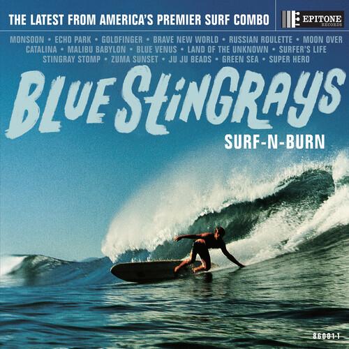 BLUE STINGRAYS - SURF-N-BURN - BLUE - RECORD