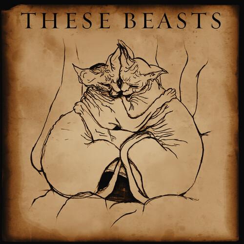 THESE BEASTS - THESE BEASTS (CLEAR OXBLOOD AQUA SPLATTER) - RECORD
