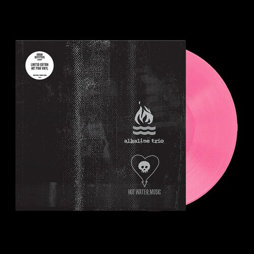 ALKALINE TRIO / HOT WATER MUSIC - SPLIT - HOT PINK - RECORD
