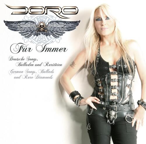DORO - FUR IMMER (BLACK WHITE MARBLED) - RECORD