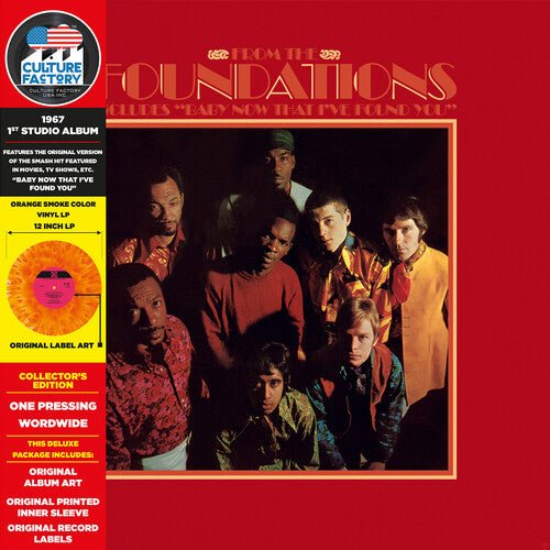 FOUNDATIONS - FROM THE FOUNDATIONS (BABY NOW THAT I FOUND YOU) - RECORD