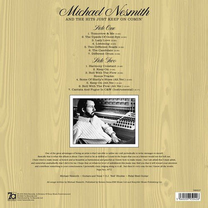 NESMITH,MICHAEL - & THE HITS JUST KEEP ON COMIN: 50TH ANNIVERSARY - RECORD