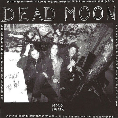 DEAD MOON - TRASH & BURN - RECORD
