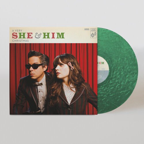 SHE & HIM - VERY SHE & HIM CHRISTMAS - TRANSLUCENT GREEN - RECORD
