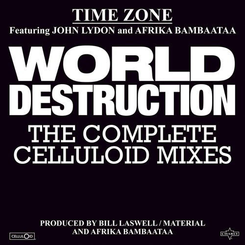 TIME ZONE - WORLD DESTRUCTION: THE COMPLETE CELLULOID MIXES - RECORD