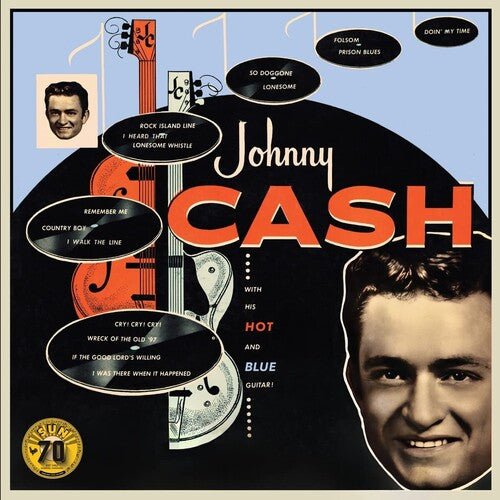 CASH,JOHNNY - WITH HIS HOT AND BLUE GUITAR (SUN RECORDS 70TH) - RECORD