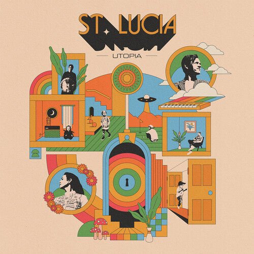 ST. LUCIA - UTOPIA - EASTER YELLOW & BABY BLUE - RECORD