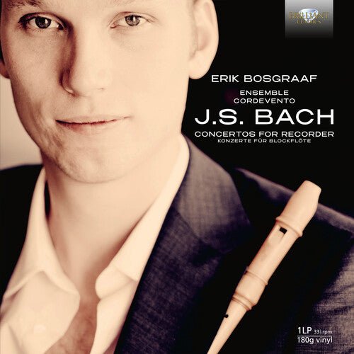 BACH,J.S. / BOSGRAAF / CORDEVENTO - CONCERTOS FOR RECORDER - RECORD