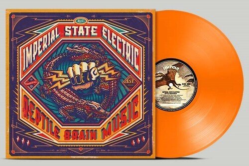 IMPERIAL STATE ELECTRIC - REPTILE BRAIN MUSIC - ORANGE - RECORD