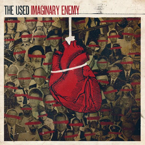 USED - IMAGINARY ENEMY - ORANGE BLACK & WHITE - RECORD