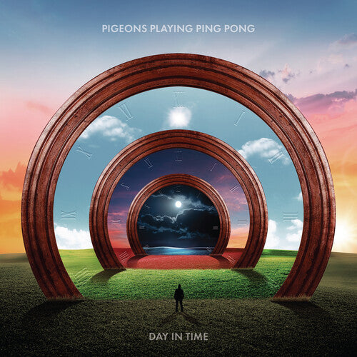 PIGEONS PLAYING PING PONG - DAY IN TIME - BLACK GALAXY - RECORD