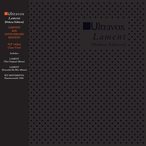 ULTRAVOX - LAMENT (DELUXE EDITION): LIMITED 40TH ANNIVERSARY - RECORD