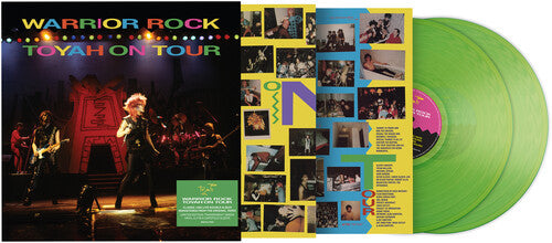 TOYAH - WARRIOR ROCK - TOYAH ON TOUR - TRANSPARENT GREEN - RECORD