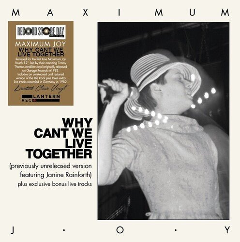 MAXIMUM JOY - WHY CAN'T WE LIVE TOGETHER - RECORD