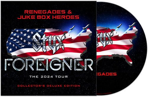 STYX & FOREIGNER - RENEGADES & JUKE BOX HEROES - RECORD