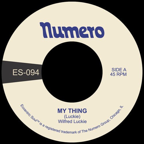 LUCKIE,WILFRED - MY THING / WAIT FOR ME - RECORD