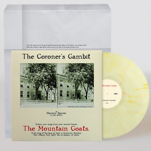 MOUNTAIN GOATS - CORONER'S GAMBIT - KANDY KORN HYBRID YELLOW - RECORD