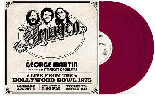AMERICA - AMERICA: LIVE AT THE HOLLYWOOD BOWL 1975 - RECORD