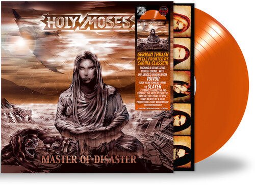 HOLY MOSES - MASTER OF DISASTER - ORANGE - RECORD
