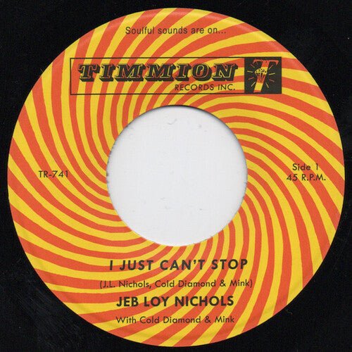 NICHOLS,JEB LOY / COLD DIAMOND & MINK - JUST CAN'T STOP - RED - RECORD