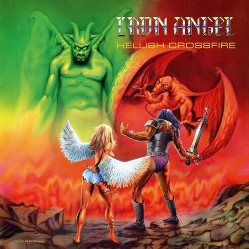 IRON ANGEL - HELLISH CROSSFIRE - RECORD