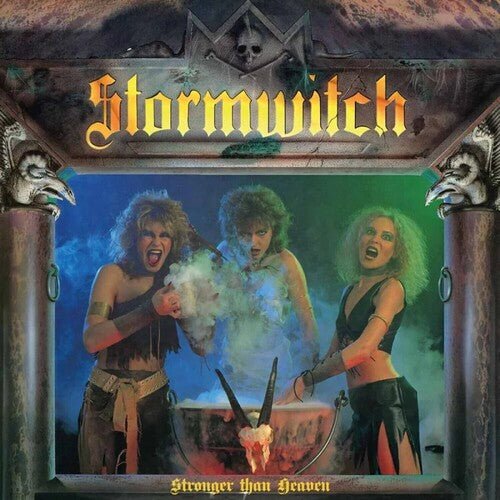 STORMWITCH - STRONGER THAN HEAVEN - BLUE/YELLOW - RECORD