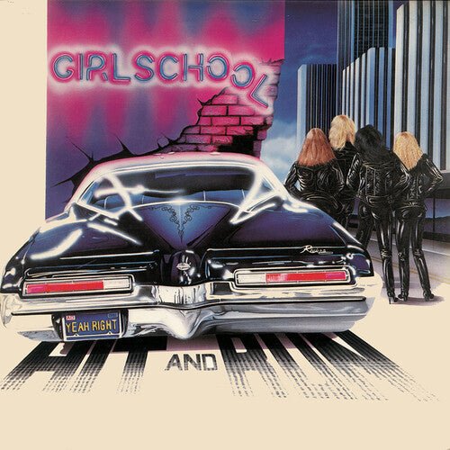 GIRLSCHOOL - HIT & RUN - MAGENTA - RECORD